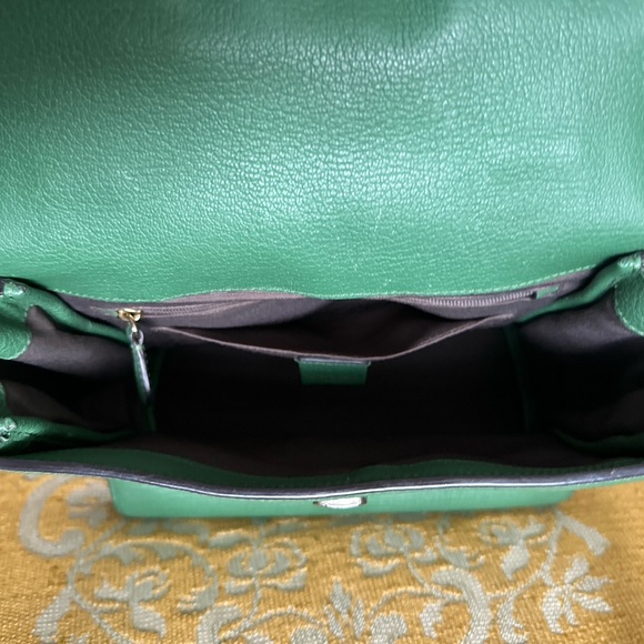 Luana Italy Paley Green leather crossbody satchel as carried by Taylor Swift! - Picture 9 of 9